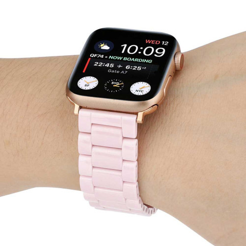 Ремешок для Apple watch 42/44/45mm Ceramic type 3 Pink